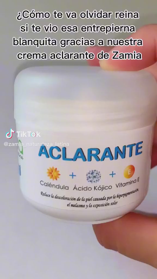 Recupera la Confianza que Vive en Tu Piel: Crema despigmentante y aclarante Zamia